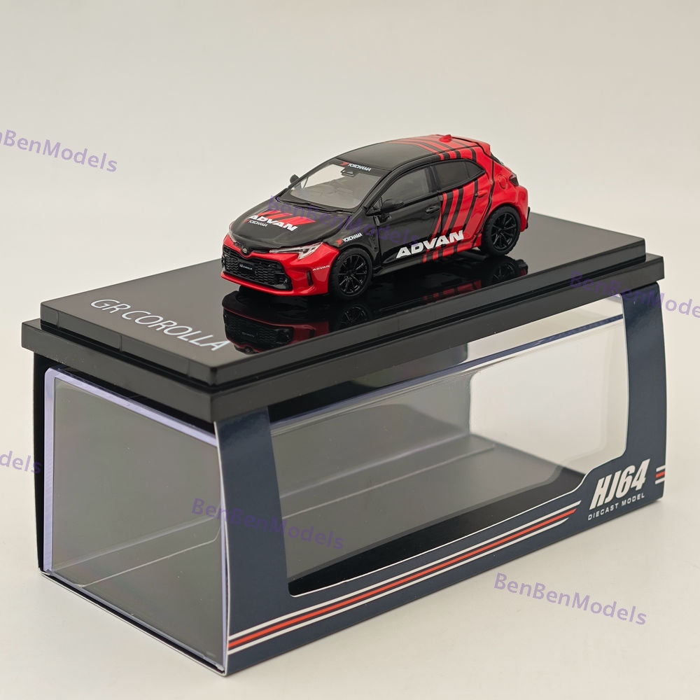 1:64 Hobby Japan Toyota GR COROLLA RZ Yokohama Advan Color Diecast HJ641067AV