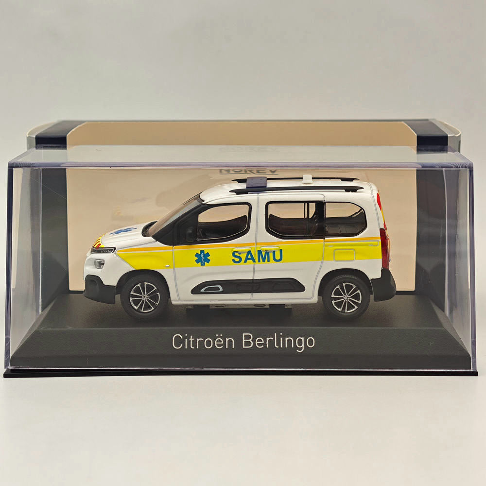 Norev 1/43 Citroën Berlingo SAMU Diecast Model Cars Collection Limitée Blanc