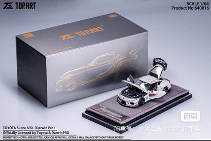 TOPART 1/64 Supra A90 Darwin Pro Full Opening Alloy Model Chengdu Exhibition Limited Collectible