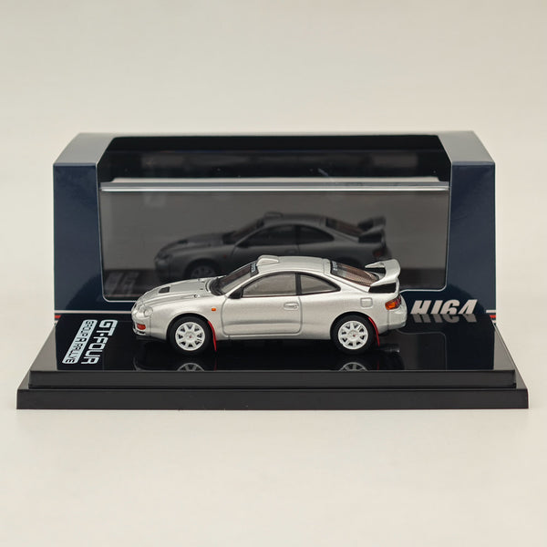 Hobby Japan 1/64 Toyota CELICA GT-FOUR WRC Edition (ST205) Customized Version / 8 Spokes Wheel HJ641064CS Silver Diecast Models Car Collection