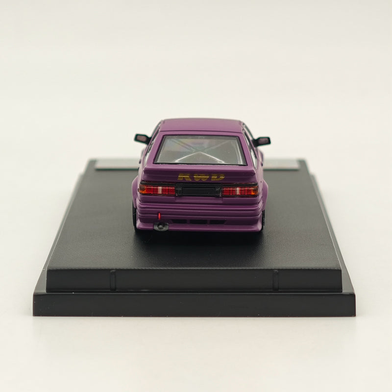 SW 1/64 RAUH-Welt RWB AE86 BELLEZZA Diecast Models Car Limited Collection Purple