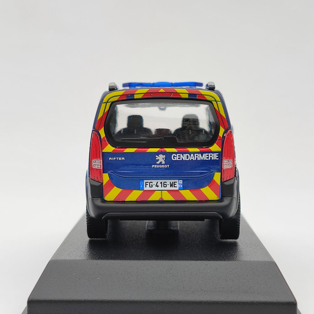 1/43 Norev Peugeot Rifter Gendarmerie Diecast Models Car Christmas Gift Blue