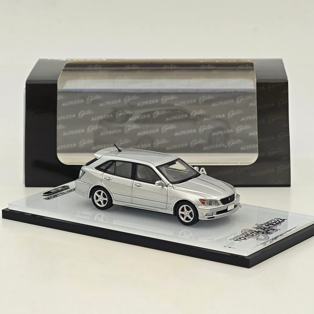 Mortal 1:64 TOYOTA ALTEZZA GITA ELIXIR Trailer Set JDM Alloy Diecast Car Models Collectible Gifts 999 PCS