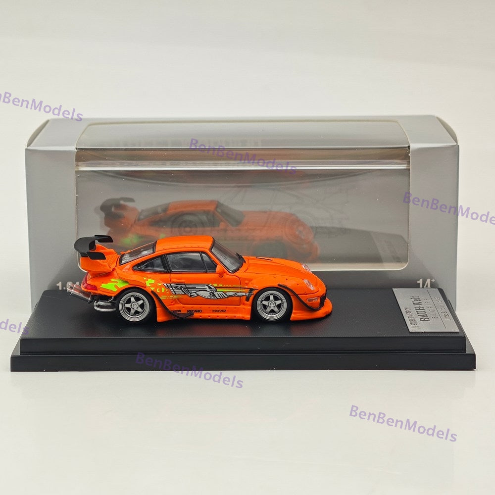 1/64 SW 993 Low tail Orange Speed and Furious Diecast Metal Car