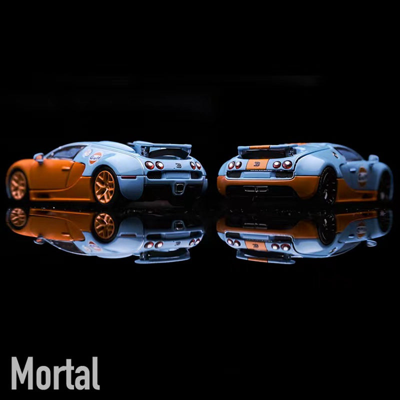 Mortal 1:64 Bugatti Veyron Super Sport Diecast Toys Car Models Collection Gifts Panda Gulf Ceramics Gifts