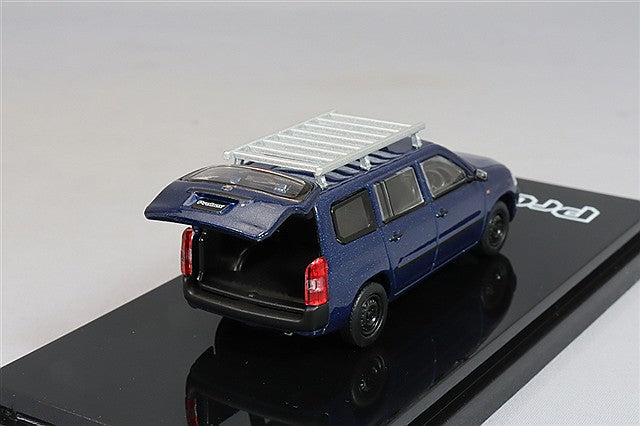 1/64 Hobby Japan Toyota PROBOX Customized ver. with ROOF CARRIER Blue HJ642062BL