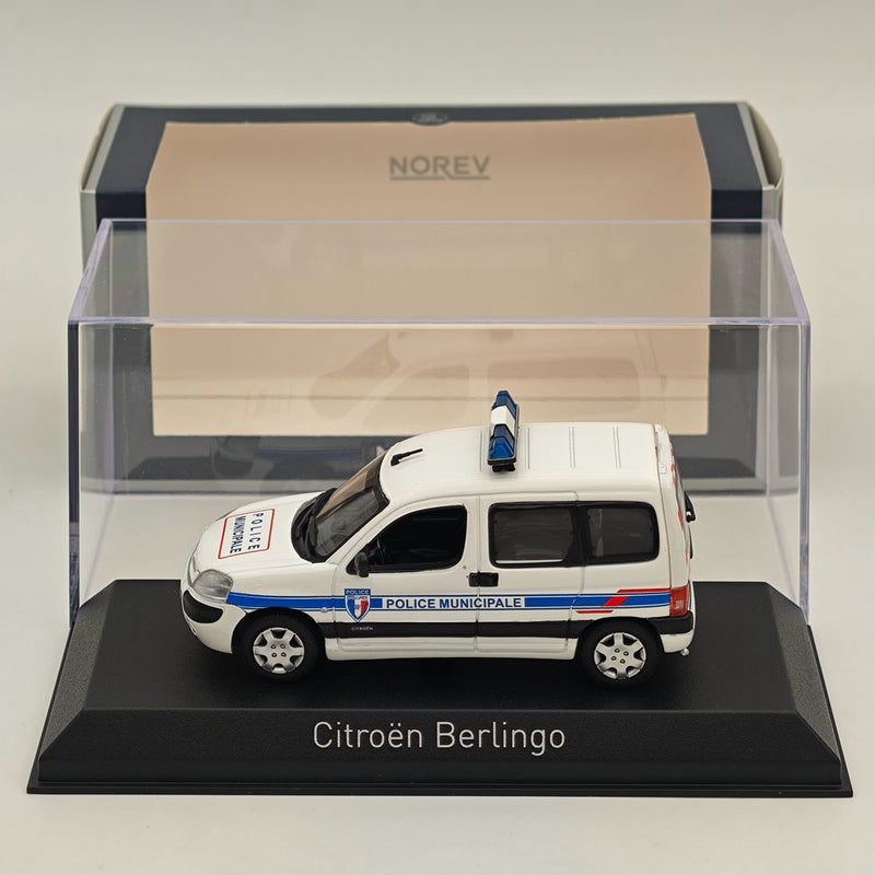 1/43 Norev CITROEN BERLINGO 2007 Police Municipale Diecast Model Cars White