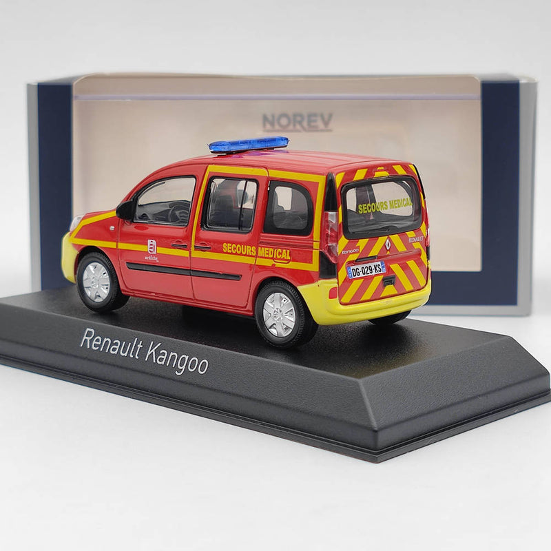 1/43 Norev Renault Kangoo SECOURS SANTE POMPIERS 2013 Diecast Models Car Toys Gift