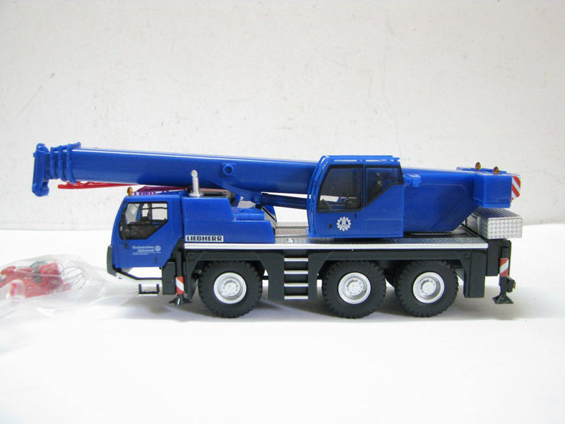 Herpa 1:87 LIEBHERR LTM 1045/1 German Federal Technical Rescue Agency Crane Models Toys Miniature Hobby Collection Gifts