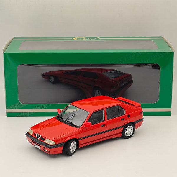 CULT 1:18 Alfa Romeo 33 S QV Permanent 4 Red 1991 CML136-1 Resin Model Car Limited Collection