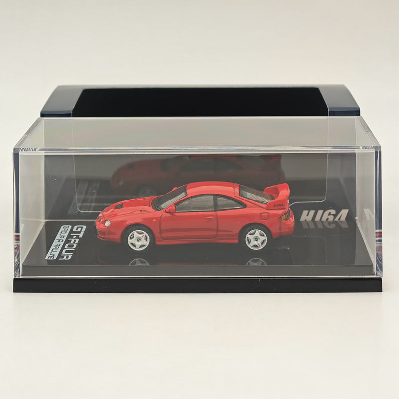 Hobby Japan 1/64 Toyota CELICA GT-FOUR ST205 JDM STYLE Red HJ642064AR Diecast Models Car Collection