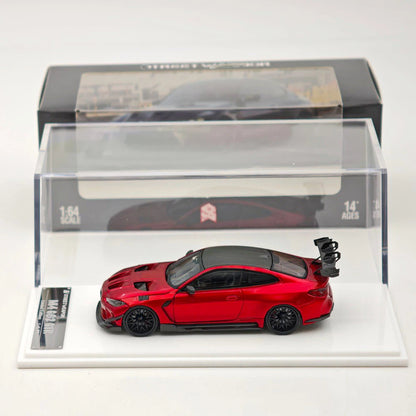 Street Weapon SW 1/64 M4 G82 GTR Lightning Purple Full Widebody Kit Diecast Model Car Limited Edition