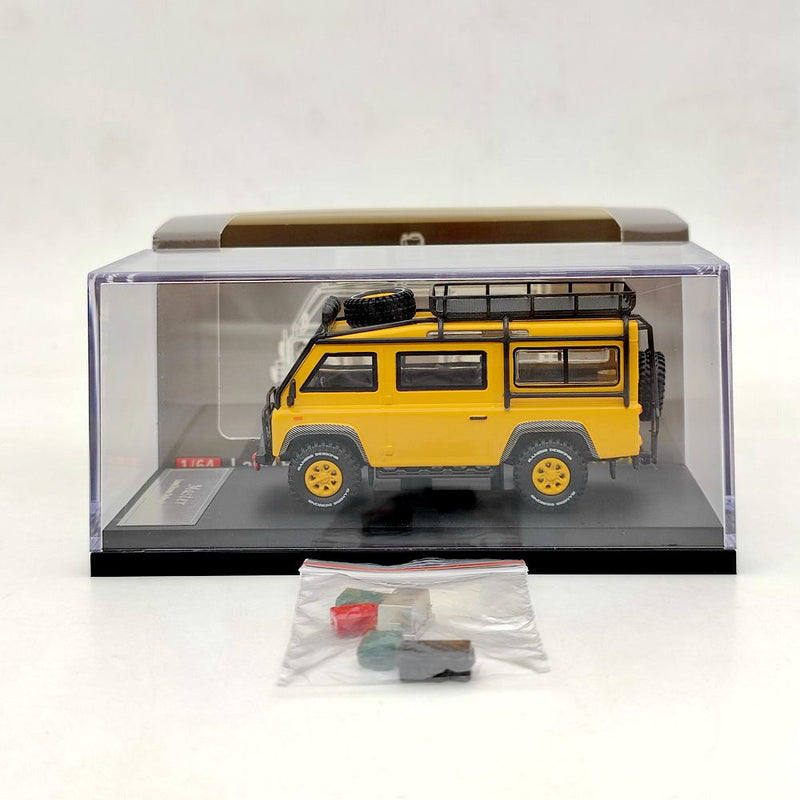 New Master 1:64 Land Rover Defender Van Camp Diecast Toys Car Models Miniature Vehicle Collection Gifts