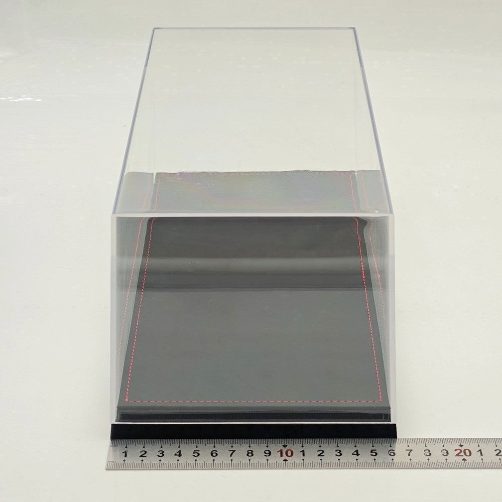 1:18 Acrylic Display Case with Leather Base Dustproof Transparent Model Car Box