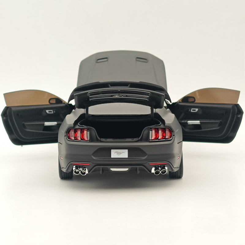 DM 1/18 Scale Model Replicas Ford Mustang GT 2019 Matte Black RHD Diecast Car Miniature Hobby