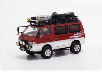 Autobots Models 1:64 for Delica 4X4 Star Wagon Van Diecast Toys Car Miniature Vehicle Hobby Collectible Gifts