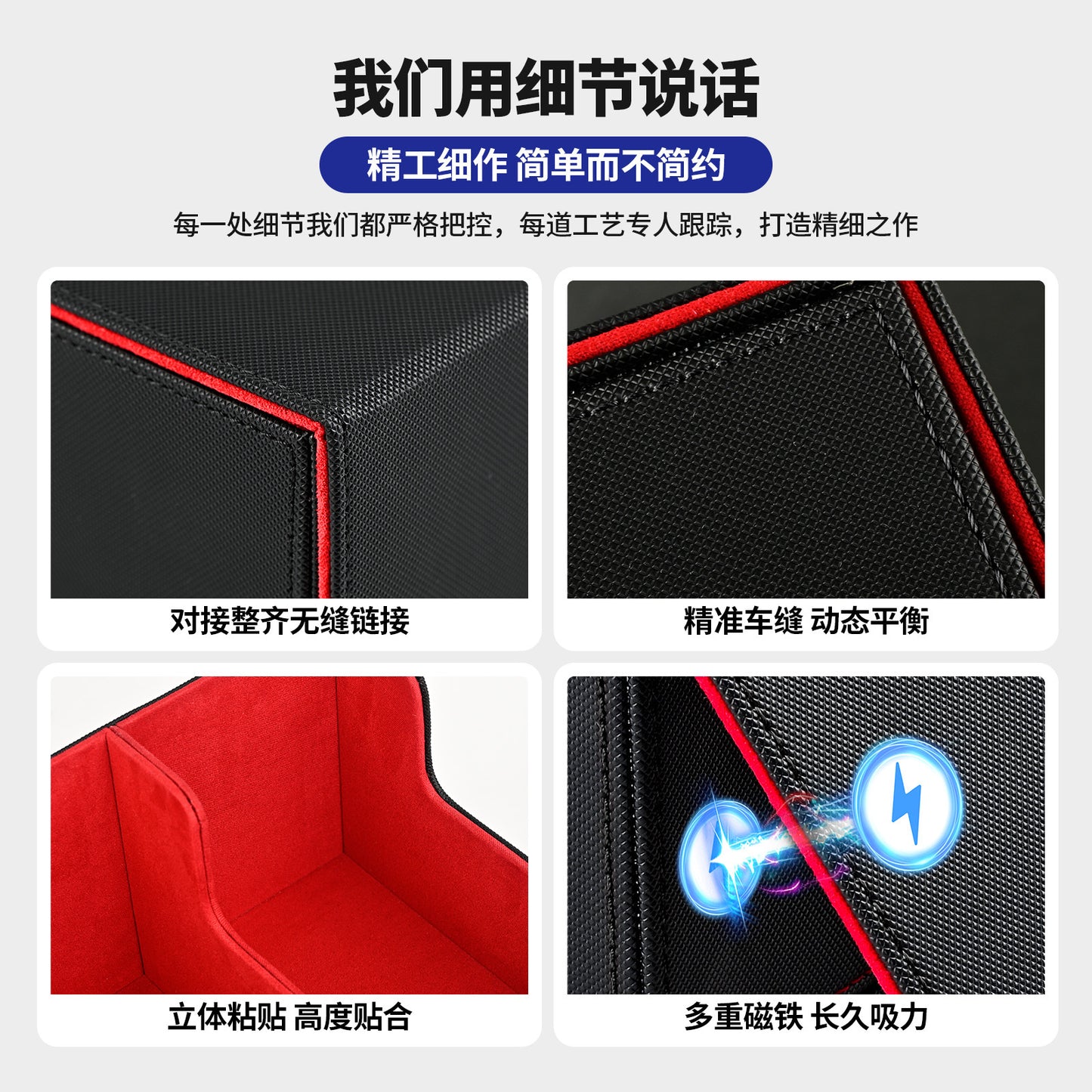 3900+ Cards PU Leather POKEMON TCG CCG Deck Box with Handle & Magnetic Closure