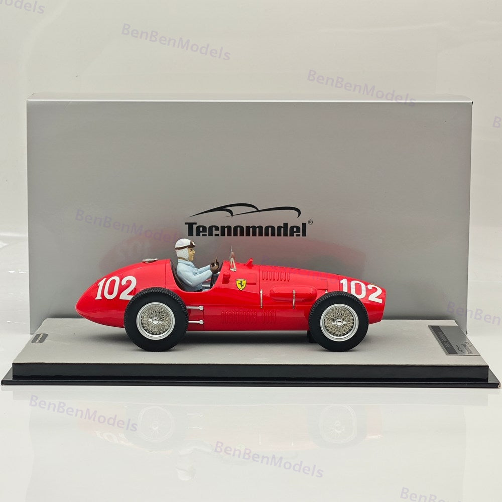 Tecno 1/18 Ferrari 500 F2 Mythos Gp Nurburgring N.Farina 1952 #102 TMD18-66D