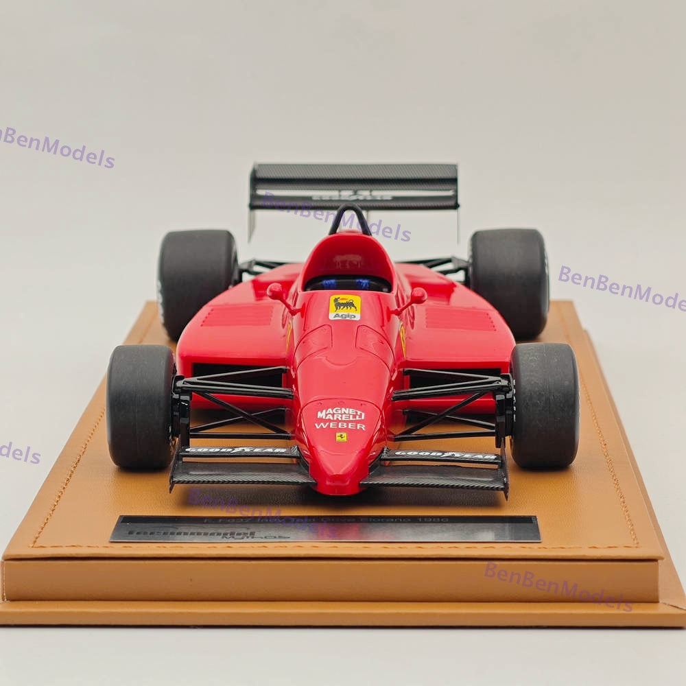 1/18 Tecnomodel Ferrari F1 F637 INDY #0 1986 TEST DRIVE FIORANO Red Resin Model