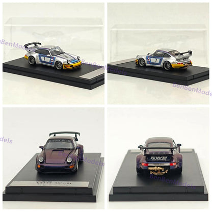 1:64 SW Porsche RWB 964 Classic Sports Model Diecast Model Car Limited Edition