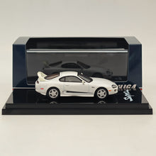 Hobby Japan 1/64 Toyota SUPRA RZ JZA80 VERSION PERSONNALISÉE ORIGINALE avec ActiveSpoiler Blanc HJ643042W Modèles moulés sous pression Collection de voitures 