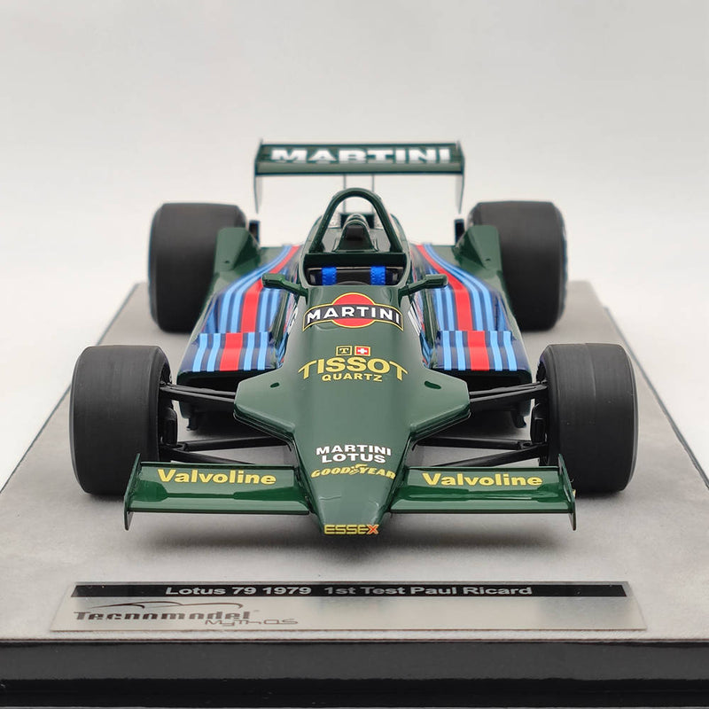 1/18 Tecno Mythos Series Lotus 79 1979 1st Test Paul Ricard TM18-287D Resin Car