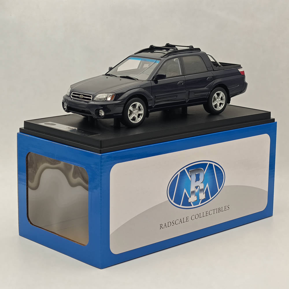 RAM Collectibles 1/18 Subaru Baja Pickup RM-0021 Modèle de voiture en résine Édition limitée Bleu 