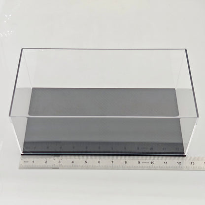 1:18 Diecast Model Display Box Acrylic Protector Dustproof Carbon Fiber Base