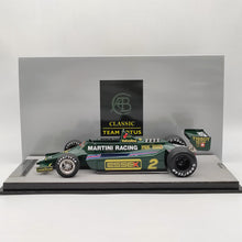 Modèle réduit en résine 1/18 Tecno Mythos Series Lotus 79 1979 GP d'Italie TM18-287E 