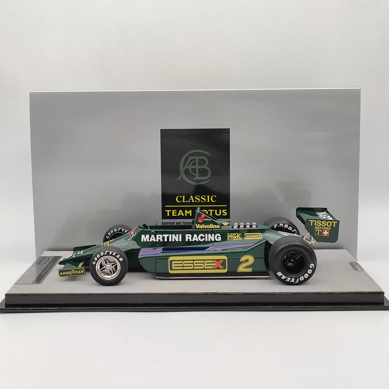 1/18 Tecno Mythos Series Lotus 79 1979 ltaly GP Car TM18-287E Resin Models Car