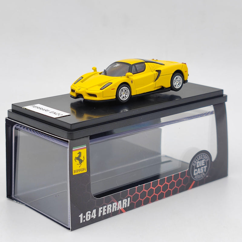 1/64 Scale Ferrari Enzo (Yellow) Diecast Metal Sports Car Collectible Model Toys Gift