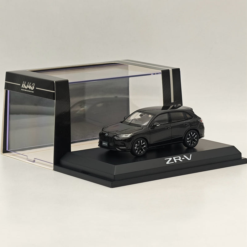 Hobby Japan 1/43 Honda ZR-V e:HEV Crystal Black (P) HJ431005BK Diecast Model Car