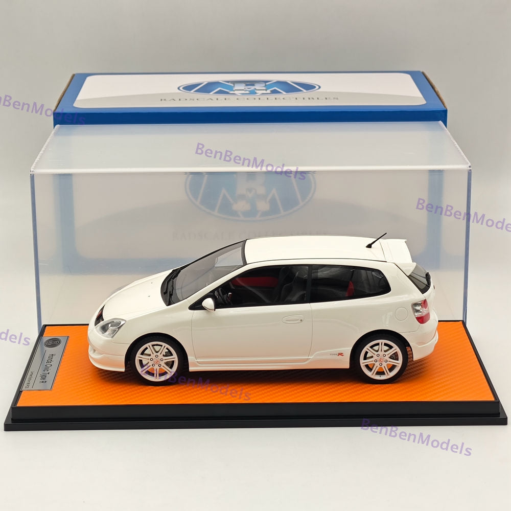 RAM Collectibles 1/18 Honda Civic Ep3 Type R Championship 2004 White RM ...