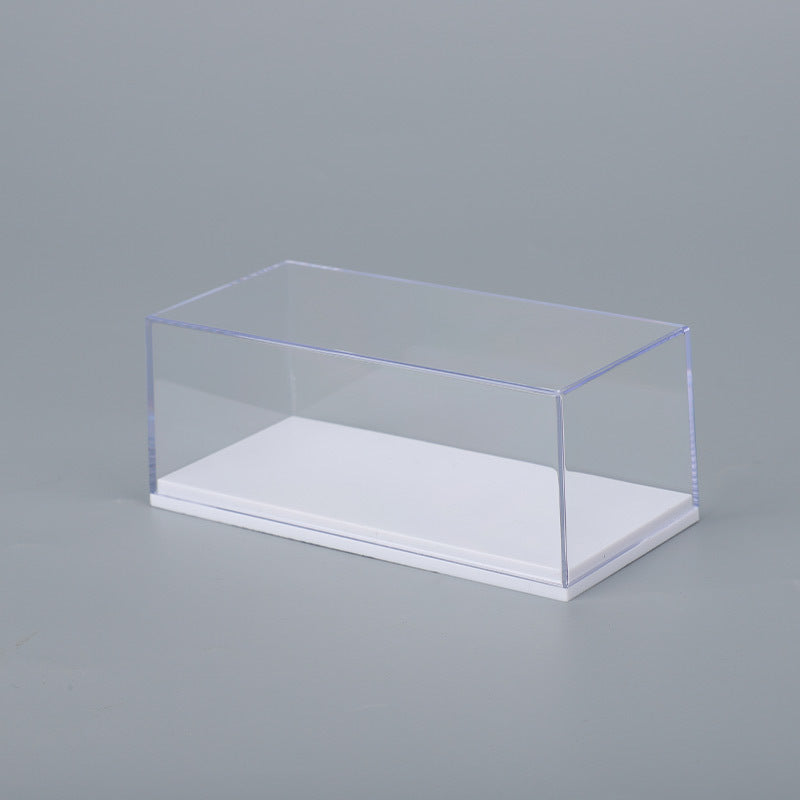 1:87 Transparent Acrylic Model Display Box Hand-Made Toy Storage Box Car Dust Cover Model Blind Box Wholesale
