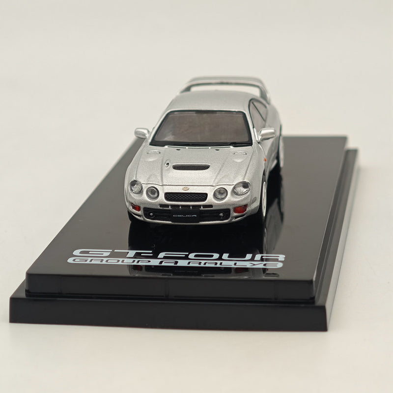 Hobby Japan 1/64 Toyota CELICA GT-FOUR (ST205) JDM STYLE SILVER HJ642064AS Diecast Models Car Collection