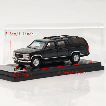 Bliss 1:64 Suburban GMT400 SUV Modèle réduit de voiture moulée sous pression blanc/noir modèle sport