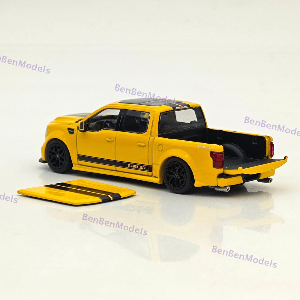 1:64 Funny Model F-150 Shelby Super Snake Pickup Sport Truck Model Diecast