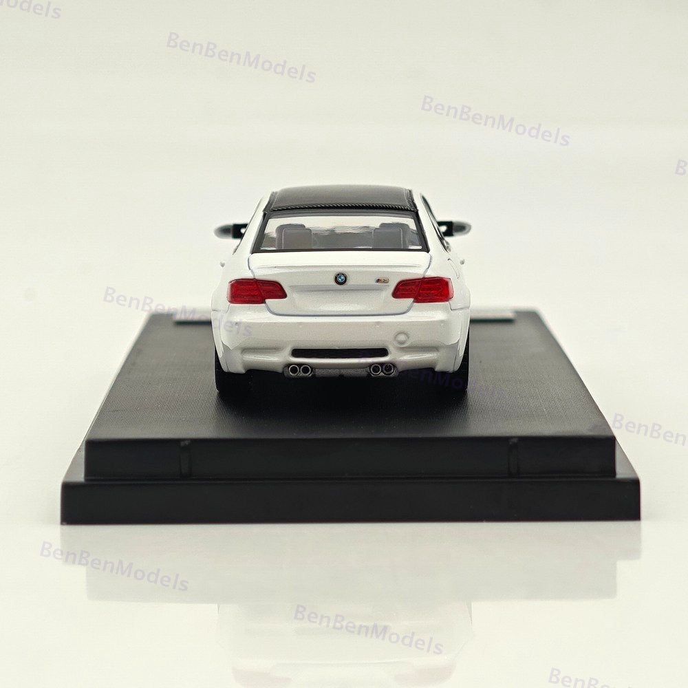Fine model 1/64 BMW M3 E92 COUPE Diecast Model Car Limited Collection White