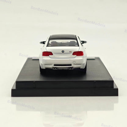Fine model 1/64 BMW M3 E92 COUPE Diecast Model Car Limited Collection White