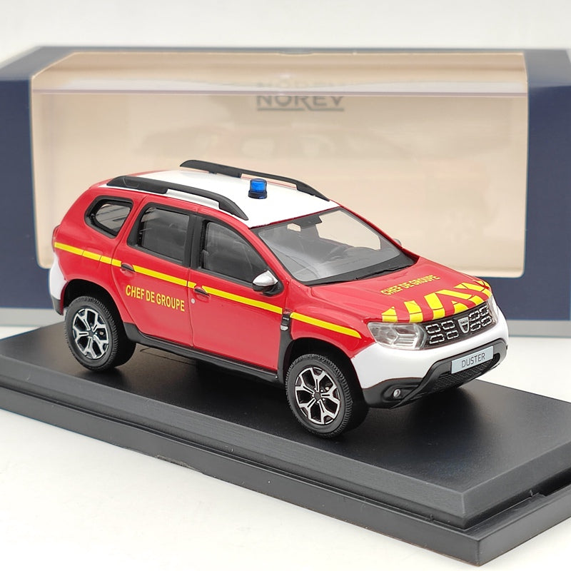 Norev 1/43 Dacia Duster 2018 POMPIERS Chef de Groupe Fire Brigade Diecast Models