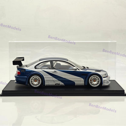 Pre-sale SW 1:18 BMW M3 GTR E46 Need For Speed Limited Edition Resin Model Car Collectible Gifts