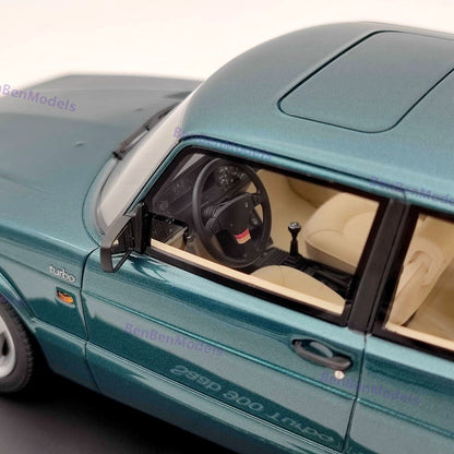 DNA Collectibles 1/18 Saab 900 Turbo T16 Airflow Green DNA000095 Resin Model Car