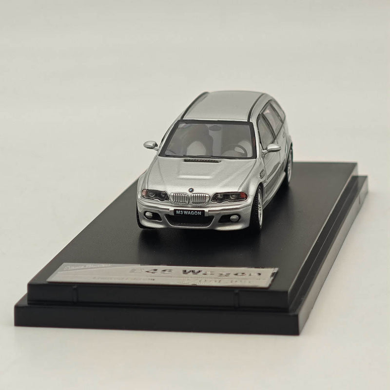 1:64 Stance Hunters E46 Wagon Diecast Model Car Limited Collection Silver