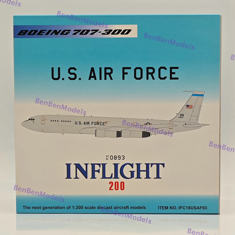 U.S. Air Force Boeing 707-300 / OK-0893 INFLIGHT 200 / WITH STAND Diecast 1:200