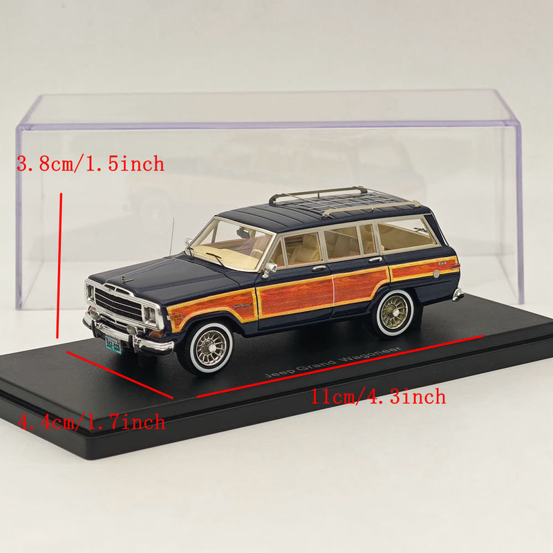 NEO 1/43 Jeep Grand Wagoneer Blue Resin Models Car Colllection