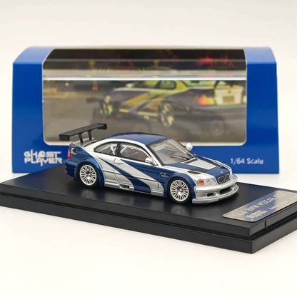 1/64 Ghost Player BMW M3 E46 GTR by DCM Diecast Model Car Limited Collection