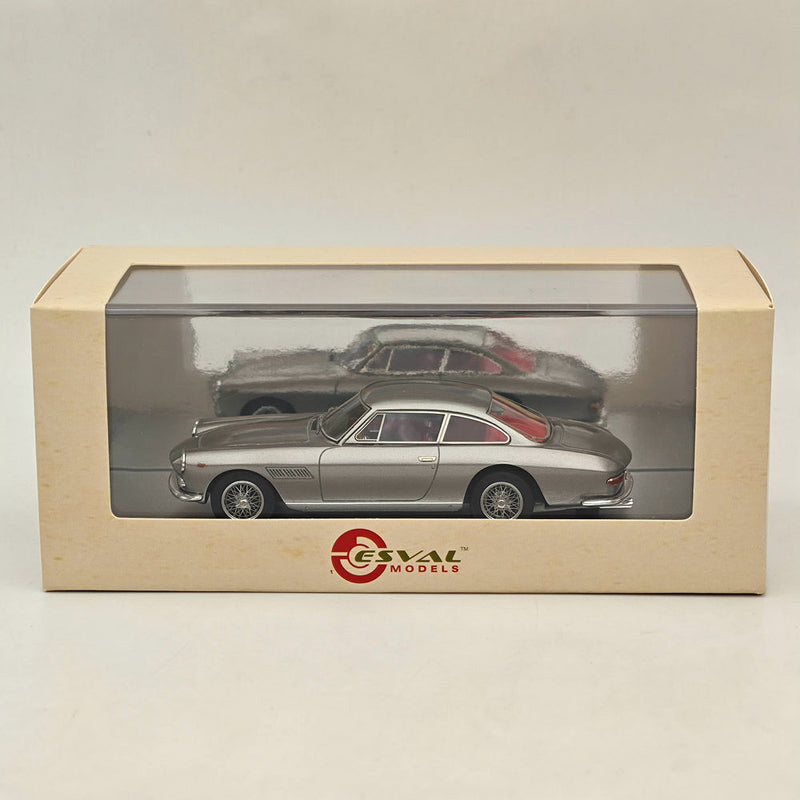 1:43 ESVAL MODEL Ferrari 330 GT 2+2 berlinetta 1 series-1964 Silver Resin Model