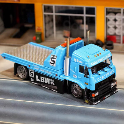 SW 1:64 KamaZ Modified Trailer LBWK Paint Scheme Extended Tailgate Limited Diecast Model Car