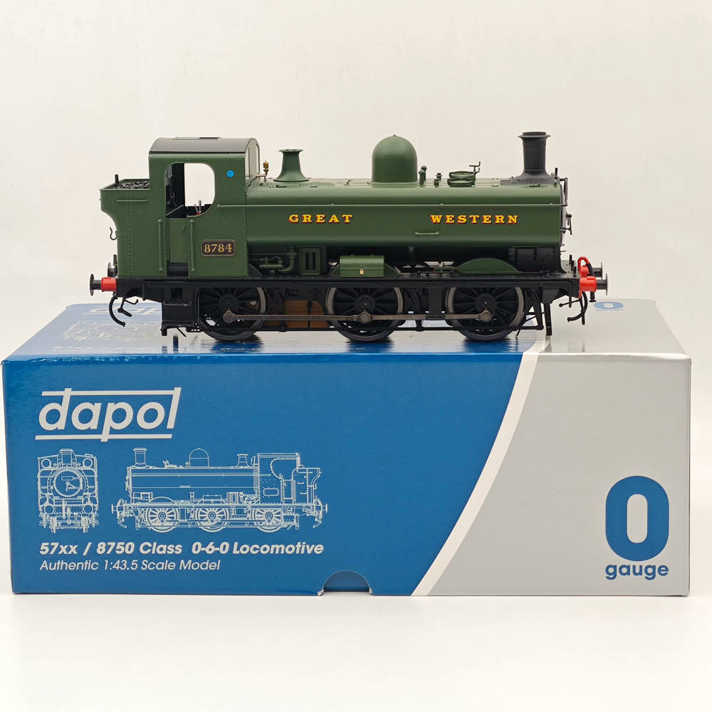 Dapol 7s-007-010 O Gauge Class 57xx Pannier Great Western Green 8784 21DCC