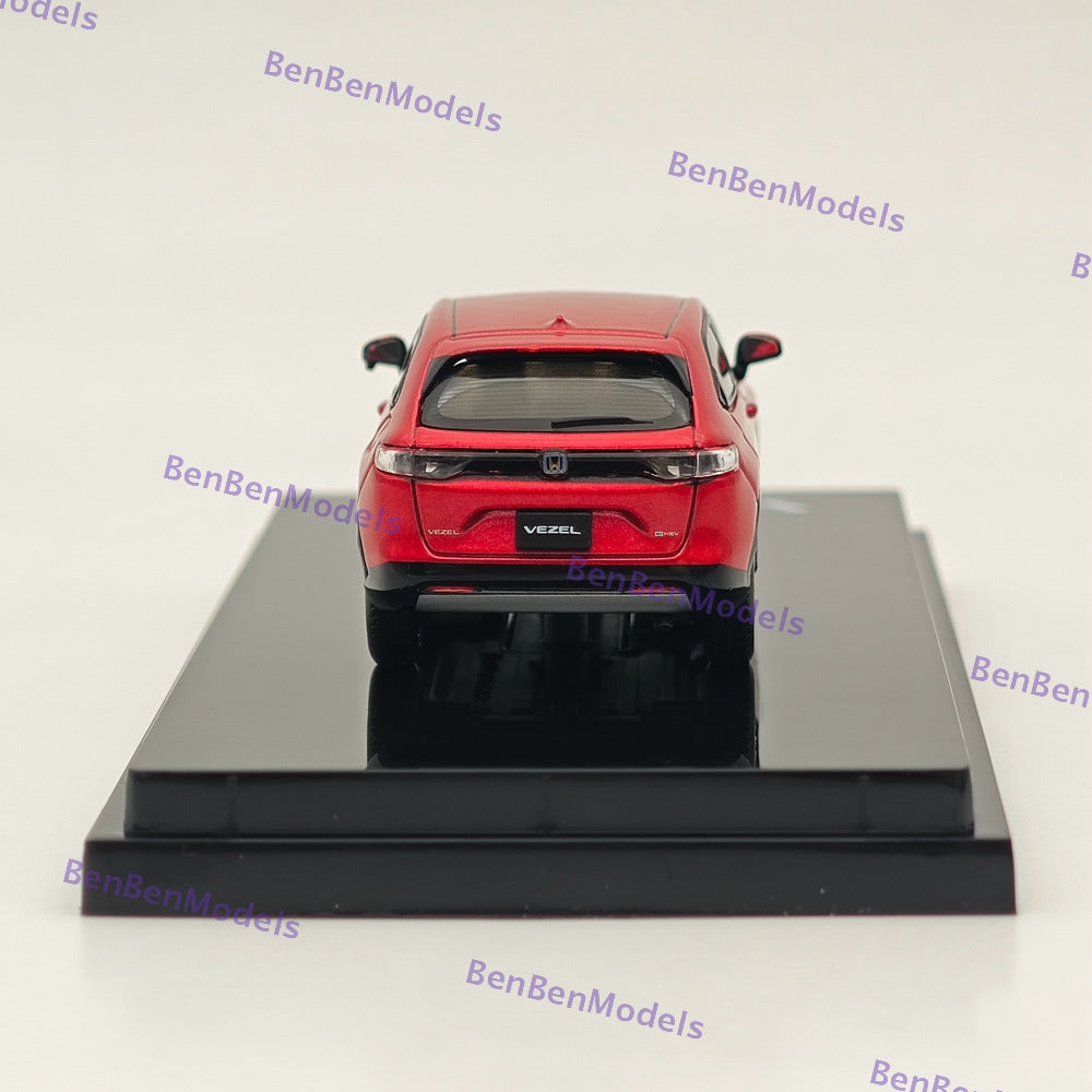 1/64 Hobby Japan VEZEL e: HEV Z Premium Crystal Red Metallic Diecast HJ641071ARM